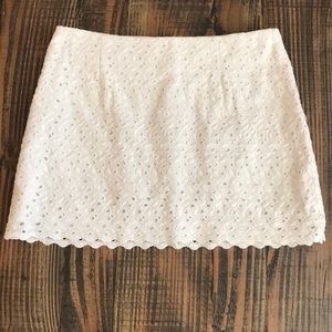 Lily Pulitzer eyelet skirt
